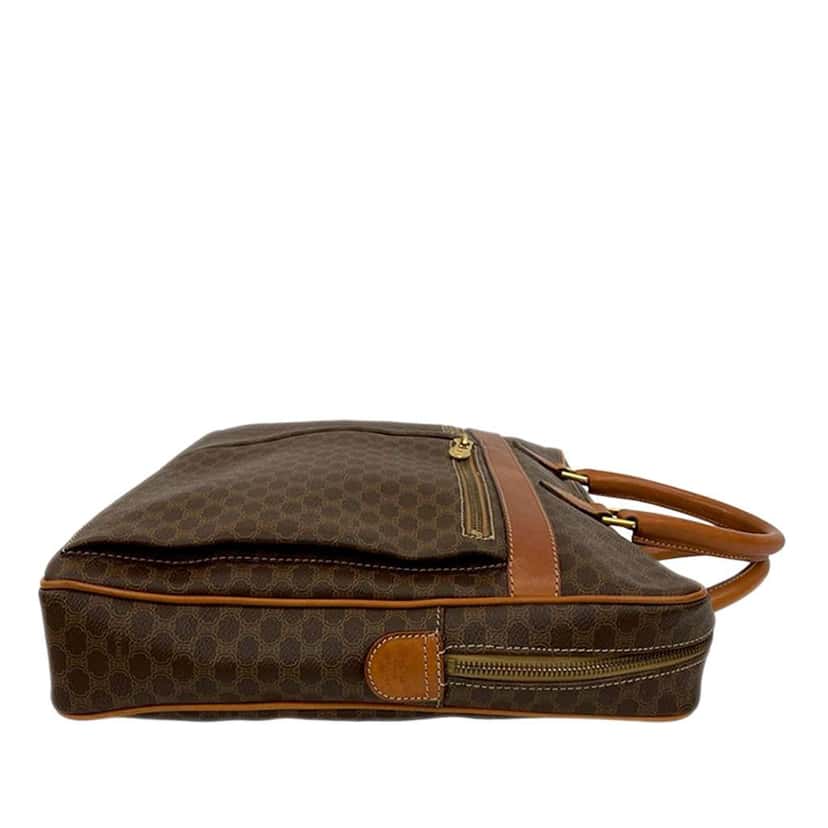 Celine Macadam Coated Canvas Business Bag Brown Canvas Very good condition - Inside View