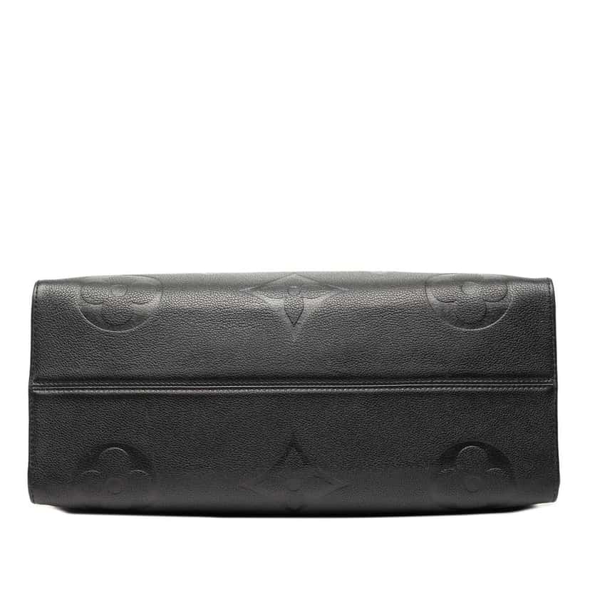 Louis Vuitton Monogram Empreinte Onthego GM Black Leather Very good condition - Inside View