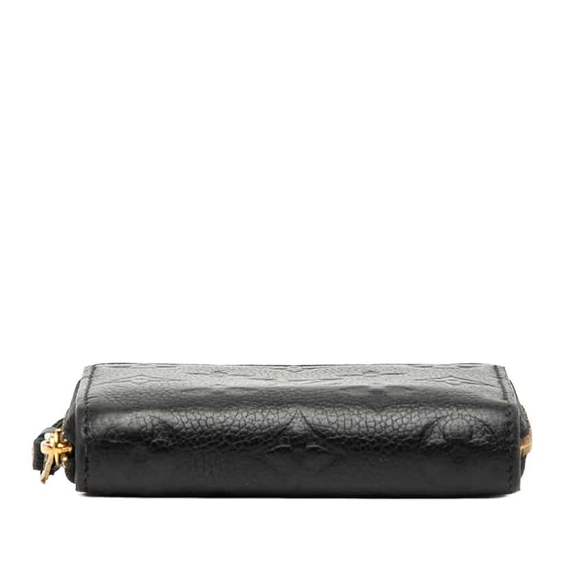 Louis Vuitton Monogram Empreinte Zippy Coin Purse Black Leather Good condition - Inside View