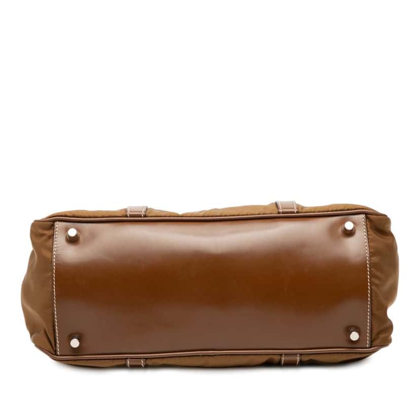 Prada Tessuto Bauletto Bag Brown Good condition - Inside View