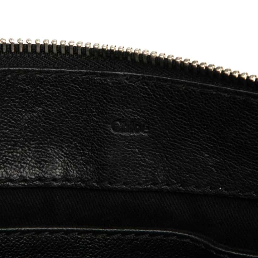 Chloé Leather Kerala Shoulder Bag Black Leather Good condition - Box View