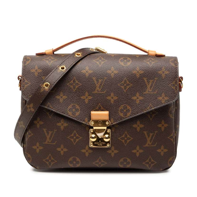 Louis Vuitton Monogram Pochette Metis Brown Good condition - Front View