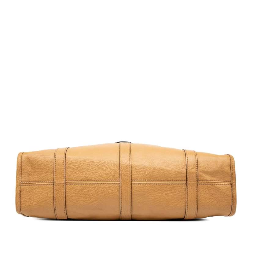 Gucci Calfskin Jackie Bardot Shoulder bag Brown Leather Good condition - Inside View
