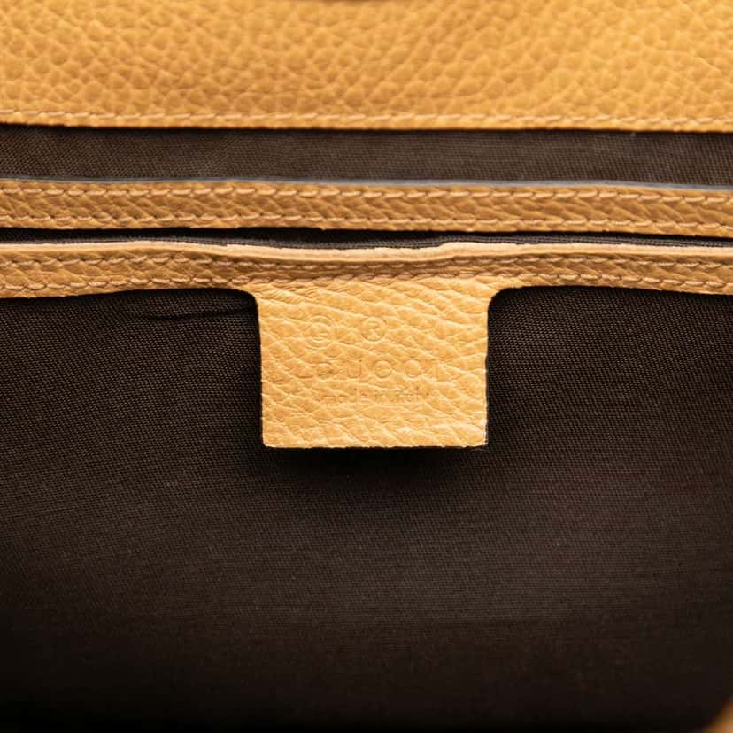 Gucci Calfskin Jackie Bardot Shoulder bag Brown Leather Good condition - Box View