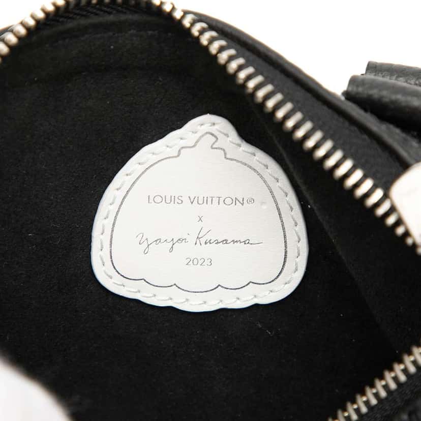 Louis Vuitton Yayoi Kusama Monogram Giant Empreinte Nano Speedy Bandouliere Black Leather Good condition - Box View