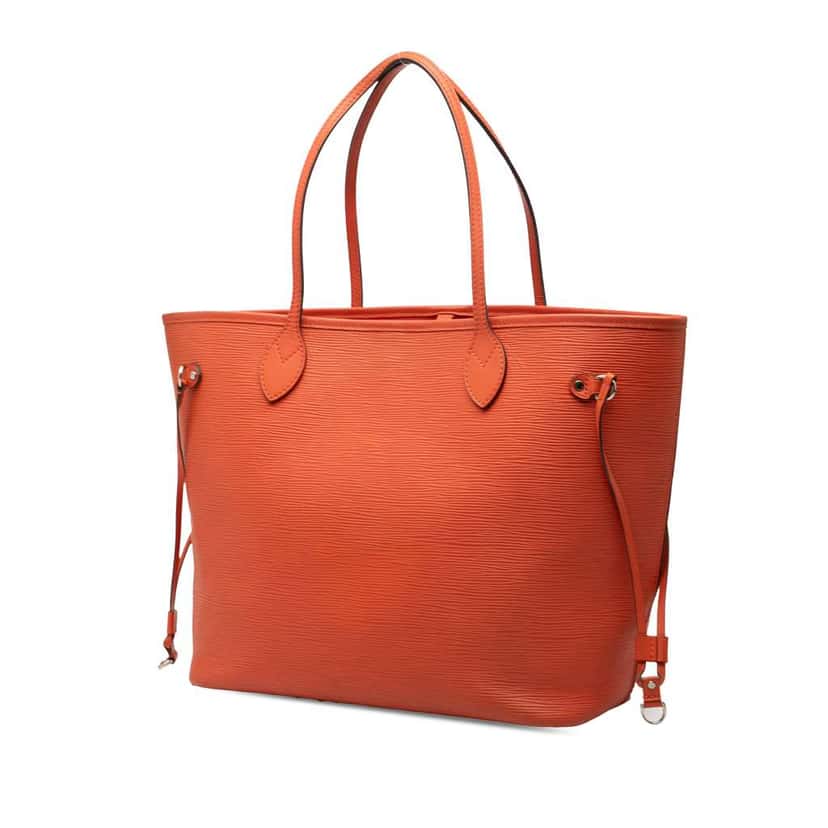 Louis Vuitton Epi Neverfull MM Orange Leather Very good condition - Back View