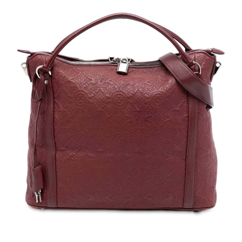 Louis Vuitton Monogram Antheia Ixia MM Red Leather Very good condition - Front View