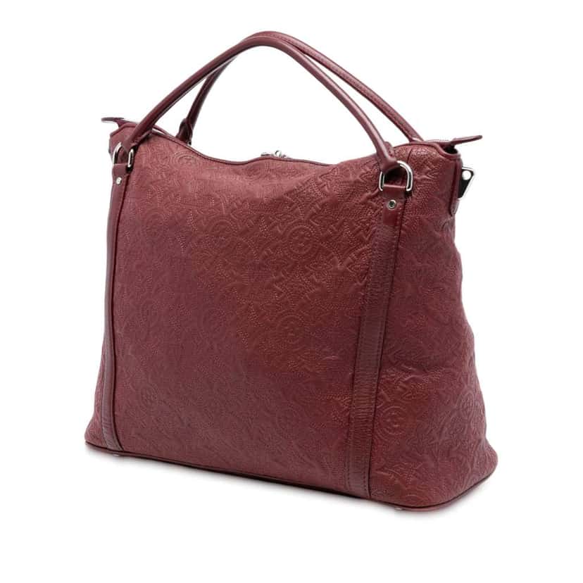 Louis Vuitton Monogram Antheia Ixia MM Red Leather Very good condition - Back View