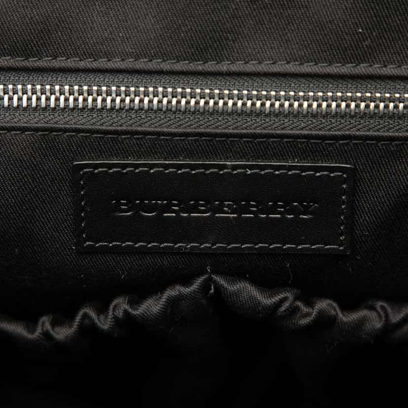 Burberry Mega Check Canvas Diaper Bag Brown Canvas Good condition - Box View