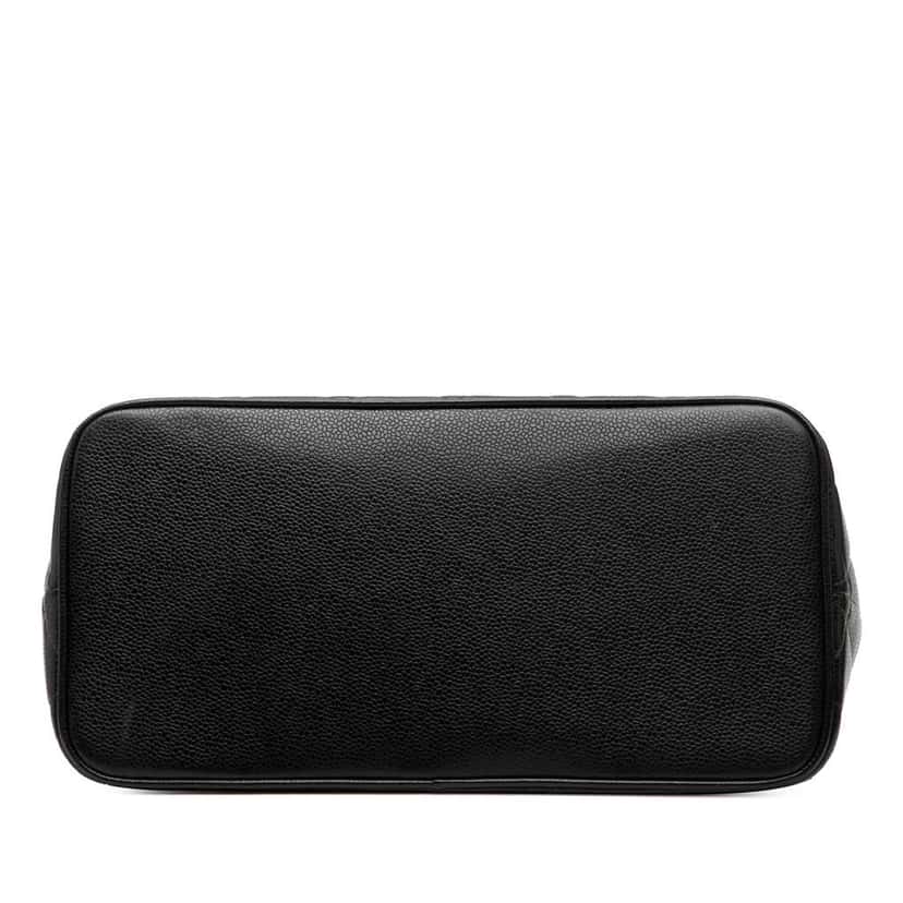 Chanel Caviar Medallion Tote Black Leather Very good condition - Inside View