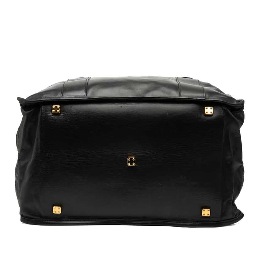 Loewe Lambskin Anagram Handbag Black Leather Good condition - Inside View