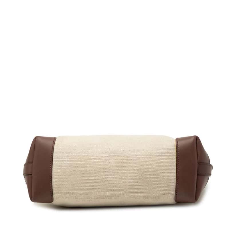 Gucci Small Canvas Logo Craft Tote Brown Canvas Very good condition - Inside View