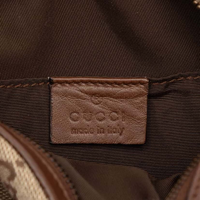 Gucci GG Canvas Round Crossbody Brown Canvas Good condition - Box View