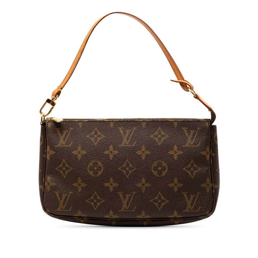 Louis Vuitton Monogram Pochette Accessoires Brown Fair condition - Front View