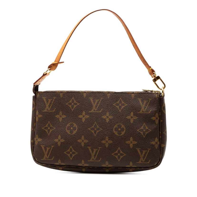 Louis Vuitton Monogram Pochette Accessoires Brown Fair condition - Back View