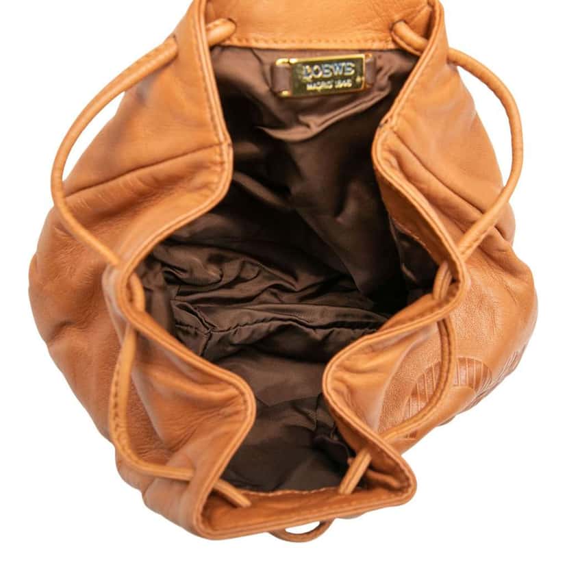 Loewe Mini Anagram Leather Crossbody Brown Leather Very good condition - Model View