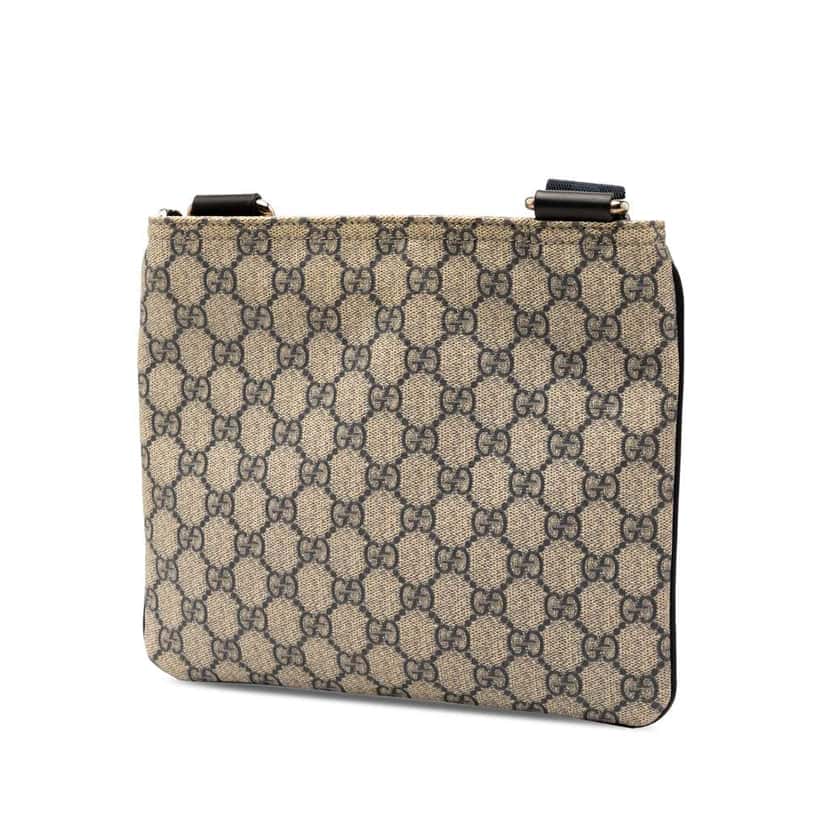 Gucci GG Supreme Crossbody Brown Canvas Good condition - Back View