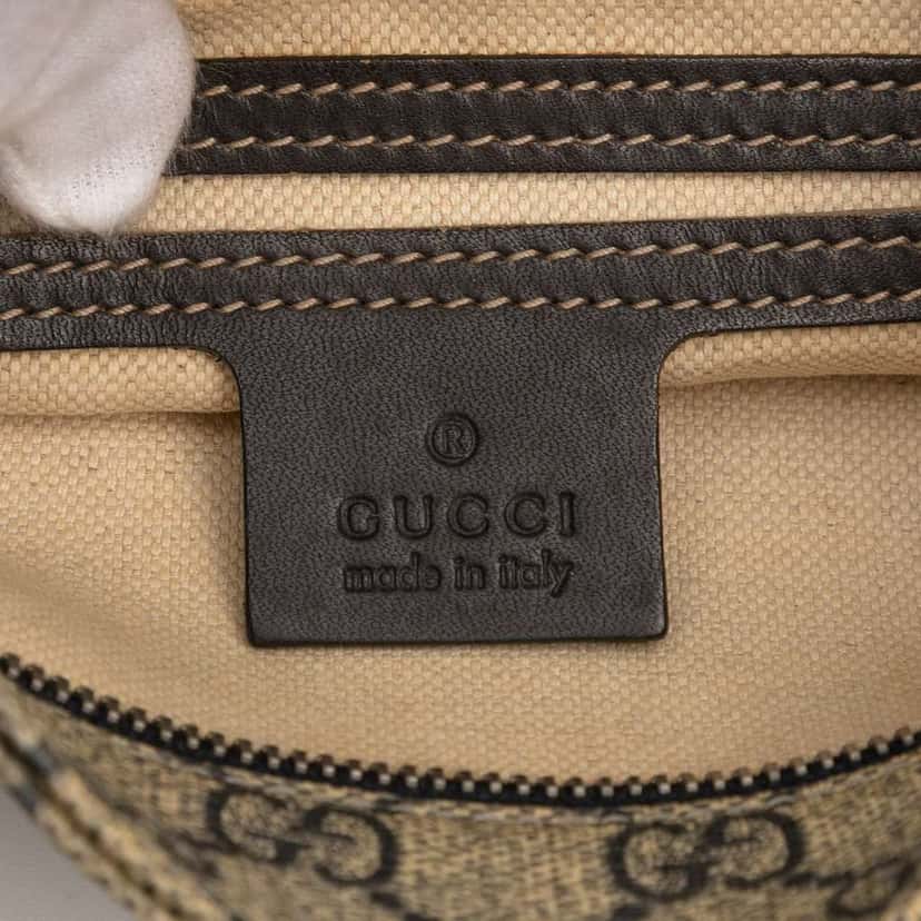 Gucci GG Supreme Crossbody Brown Canvas Good condition - Box View