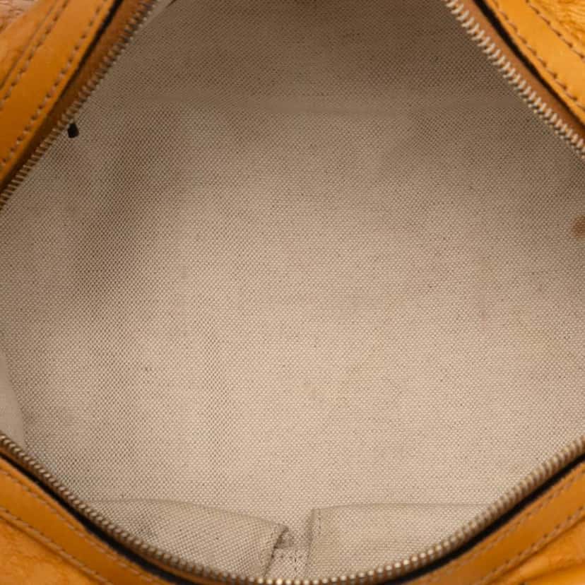 Gucci Small Microguccissima Joy Boston Bag Yellow Leather Good condition - Model View