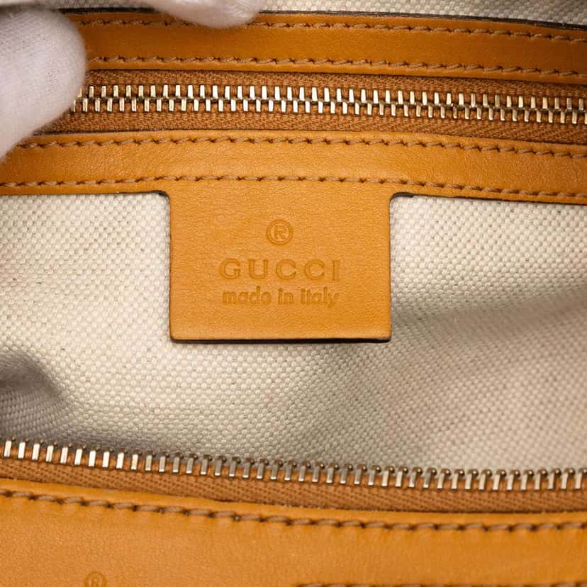 Gucci Small Microguccissima Joy Boston Bag Yellow Leather Good condition - Box View