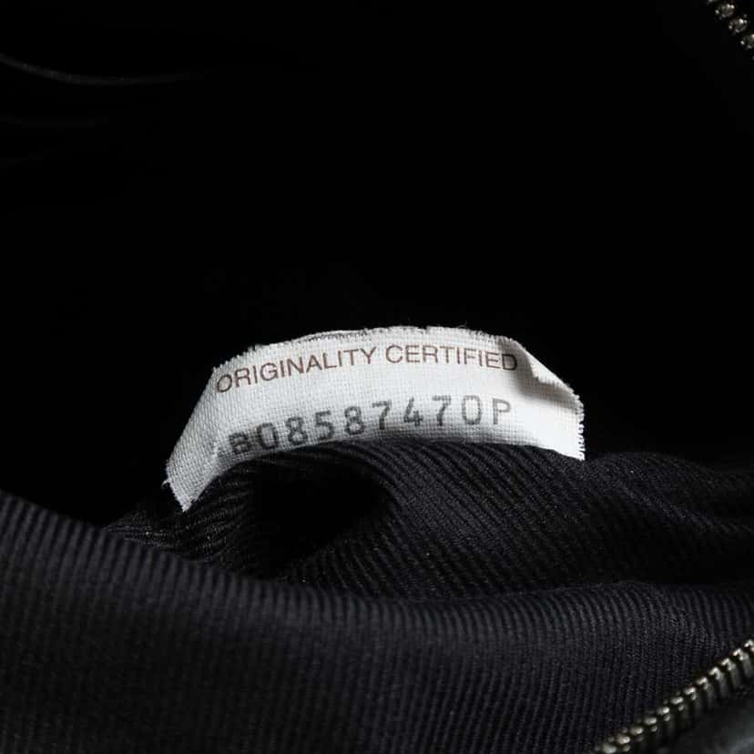 Bottega Veneta Small Nappa Intrecciato Zip Pouch Black Leather Very good condition - Box View