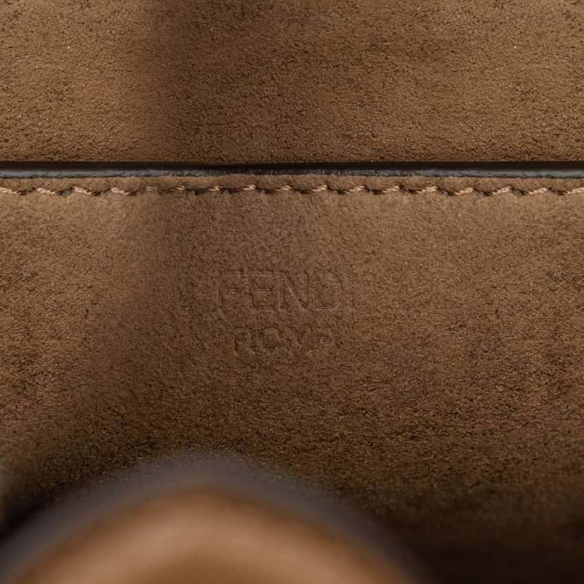 Fendi Small Zucca Canvas Sunshine Shopper Tote Brown Canvas Very good condition - Box View