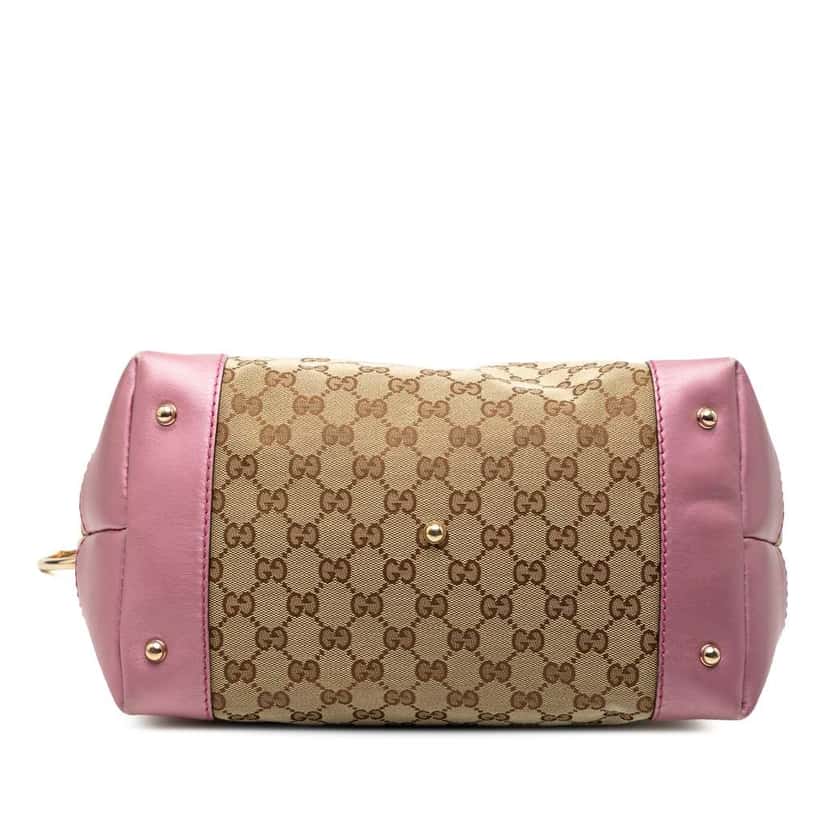 Gucci GG Canvas Heart Bit Shoulder Bag Brown Canvas Good condition - Inside View