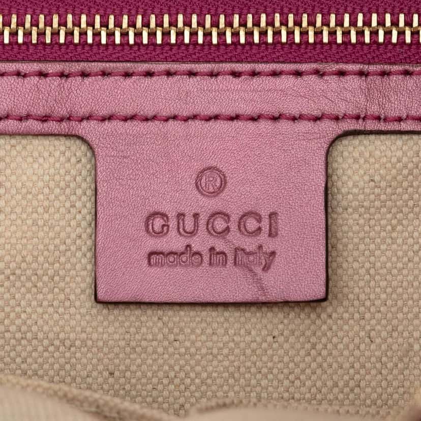 Gucci GG Canvas Heart Bit Shoulder Bag Brown Canvas Good condition - Box View