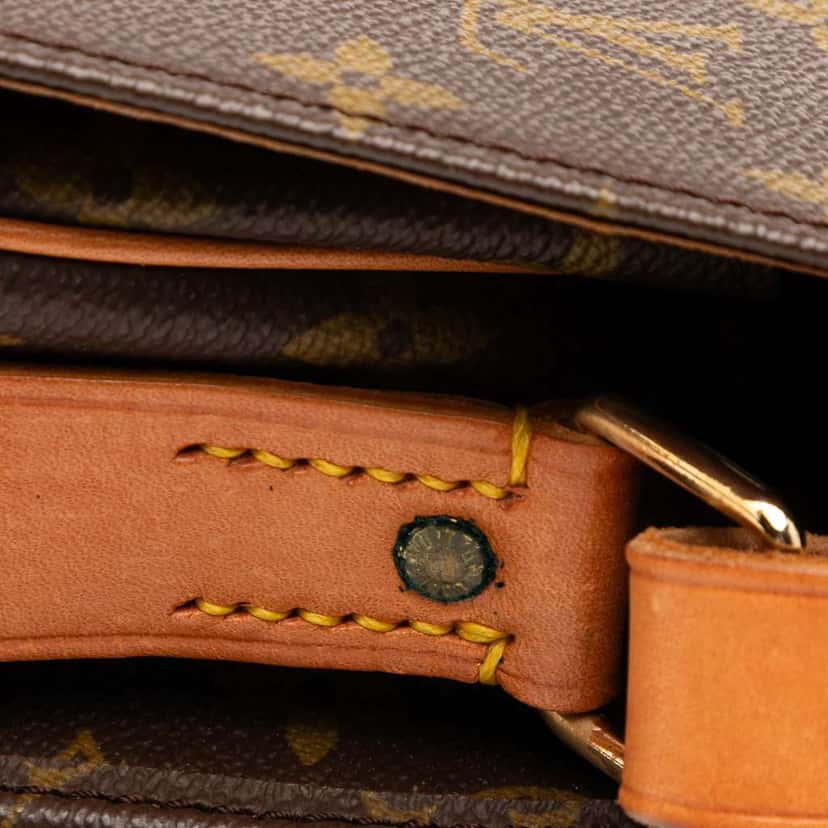 Louis Vuitton Monogram Cartouchiere MM Brown Good condition - Box View
