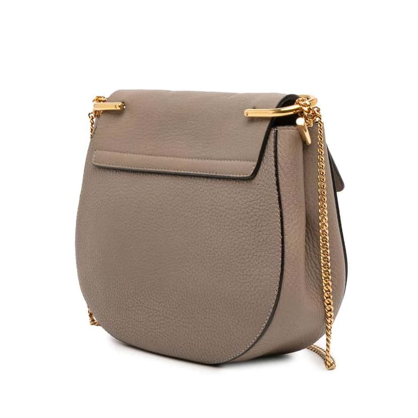 Chloé Small Leather Drew Crossbody Brown Leather Very good condition - Back View
