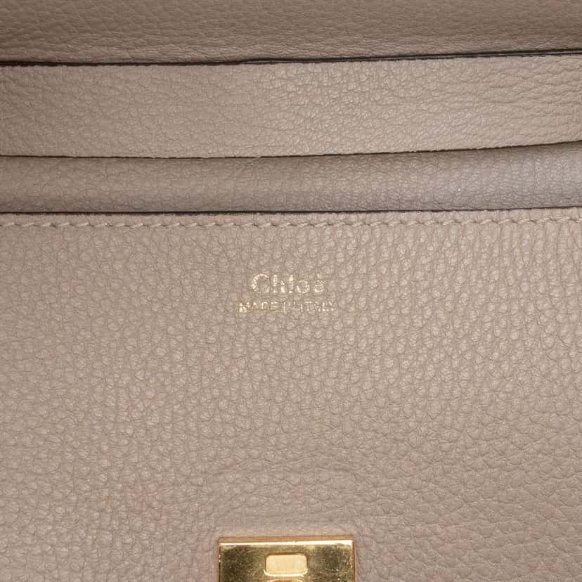 Chloé Small Leather Drew Crossbody Brown Leather Very good condition - Box View