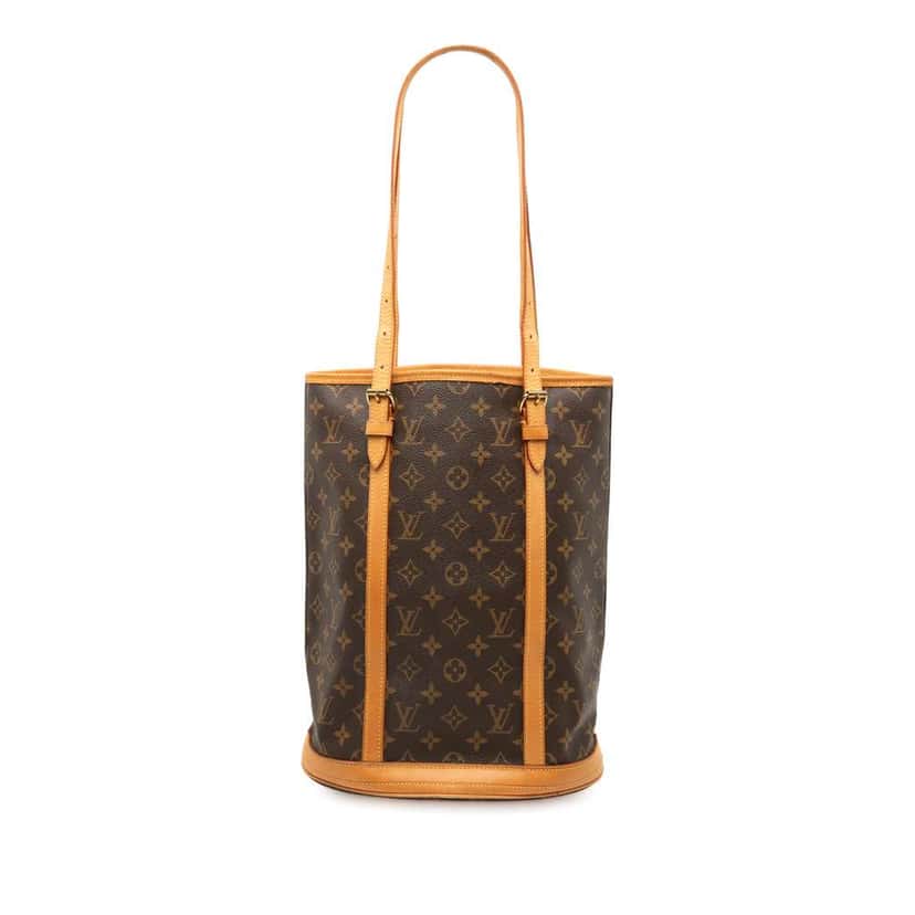 Louis Vuitton Monogram Bucket GM Brown Good condition - Front View