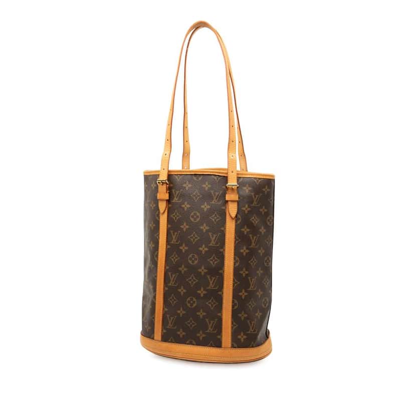 Louis Vuitton Monogram Bucket GM Brown Good condition - Back View