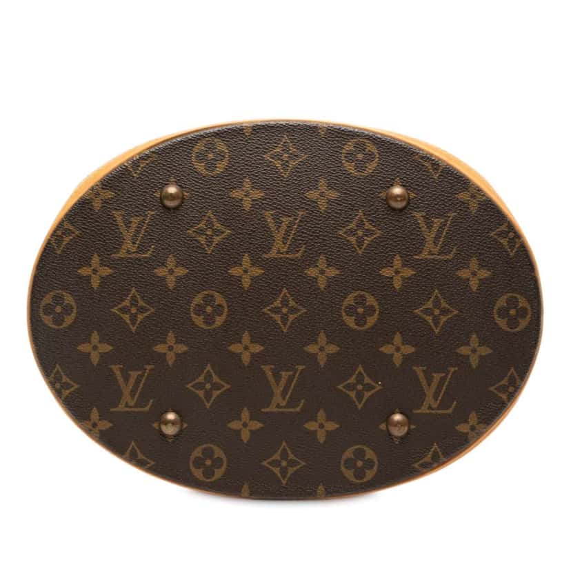 Louis Vuitton Monogram Bucket GM Brown Good condition - Inside View