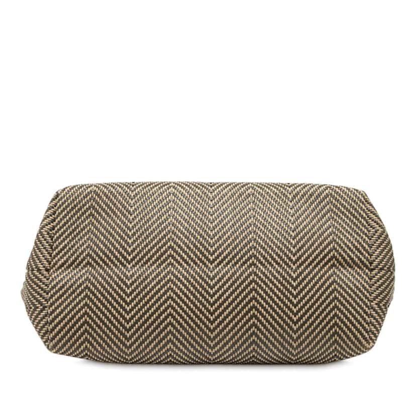 Hermès Polyester and Leather Chennai MM Brown Polyester Good condition - Inside View