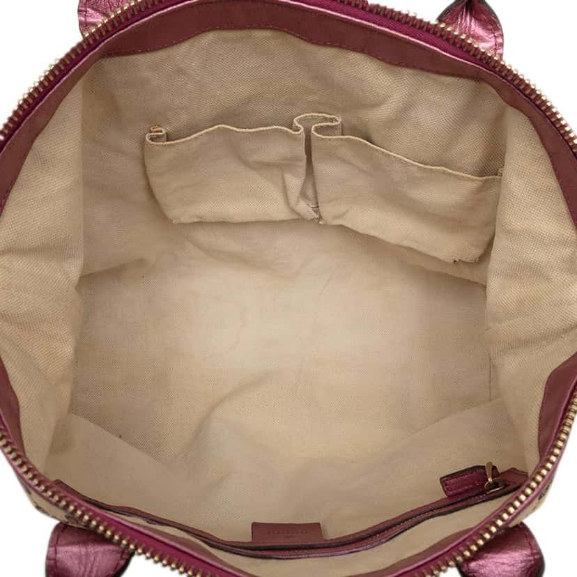 Gucci GG Canvas Heart Bit Satchel Brown Canvas Very good condition - Model View