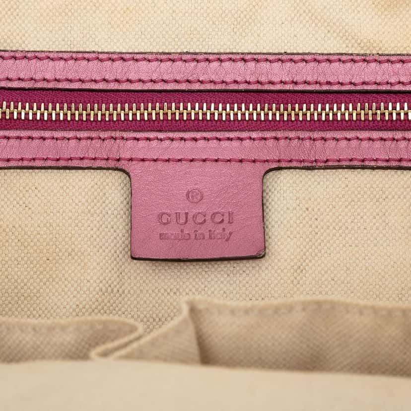 Gucci GG Canvas Heart Bit Satchel Brown Canvas Very good condition - Box View