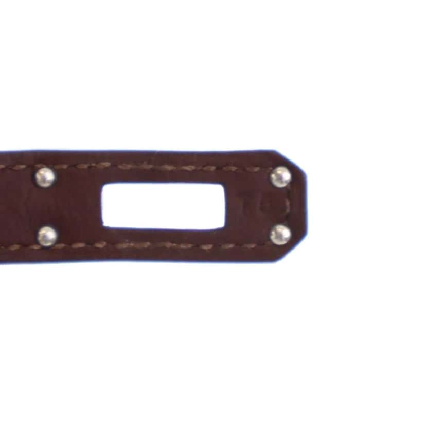 Hermès Swift Kelly Double Tour Bracelet Brown Leather Good condition - Model View