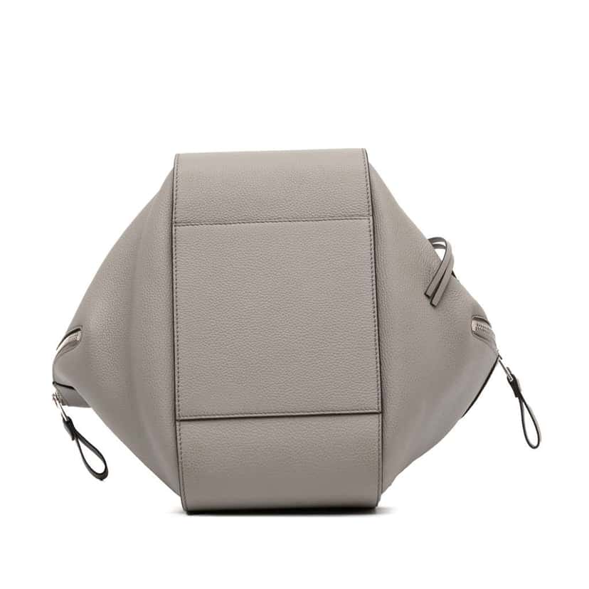 Loewe Small Leather Hammock Satchel Grey Leather Good condition - Inside View