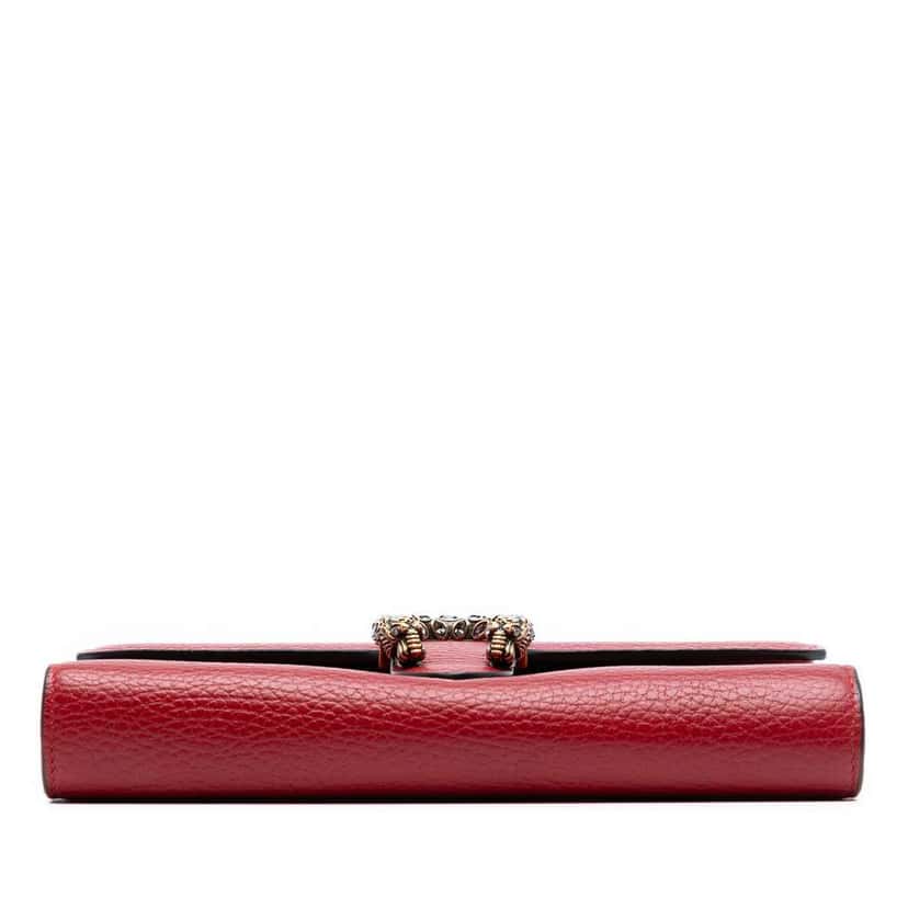 Gucci Leather Dionysus Wallet on Chain Red Leather Very good condition - Inside View