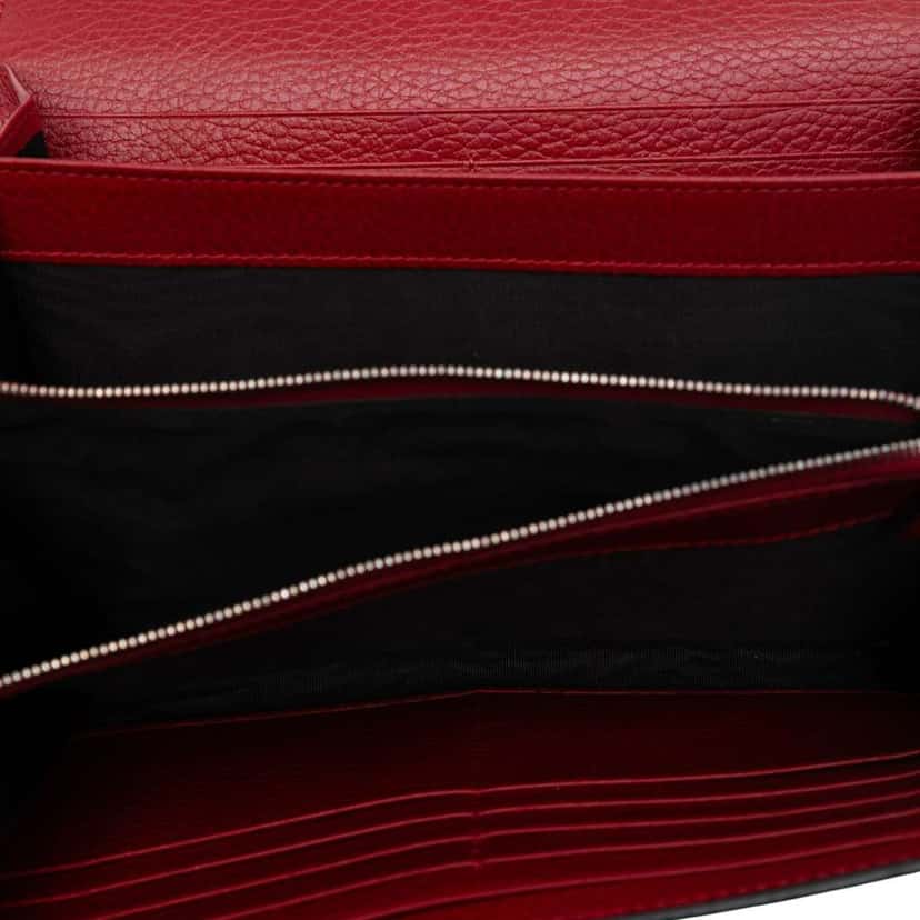 Gucci Leather Dionysus Wallet on Chain Red Leather Very good condition - Model View