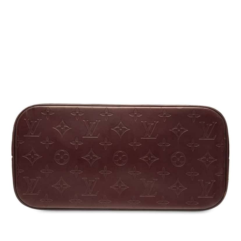 Louis Vuitton Monogram Mat Stockton Red Leather Good condition - Inside View