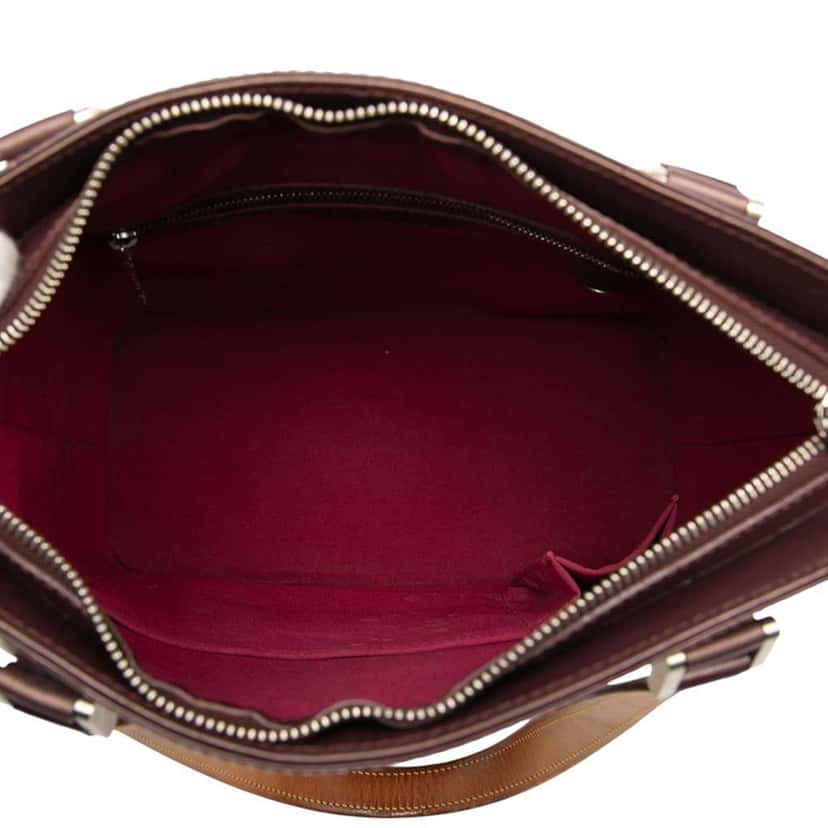 Louis Vuitton Monogram Mat Stockton Red Leather Good condition - Model View