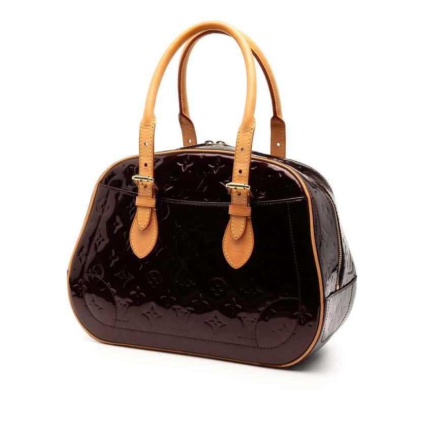 Louis Vuitton Monogram Vernis Summit Drive Purple Leather Good condition - Back View