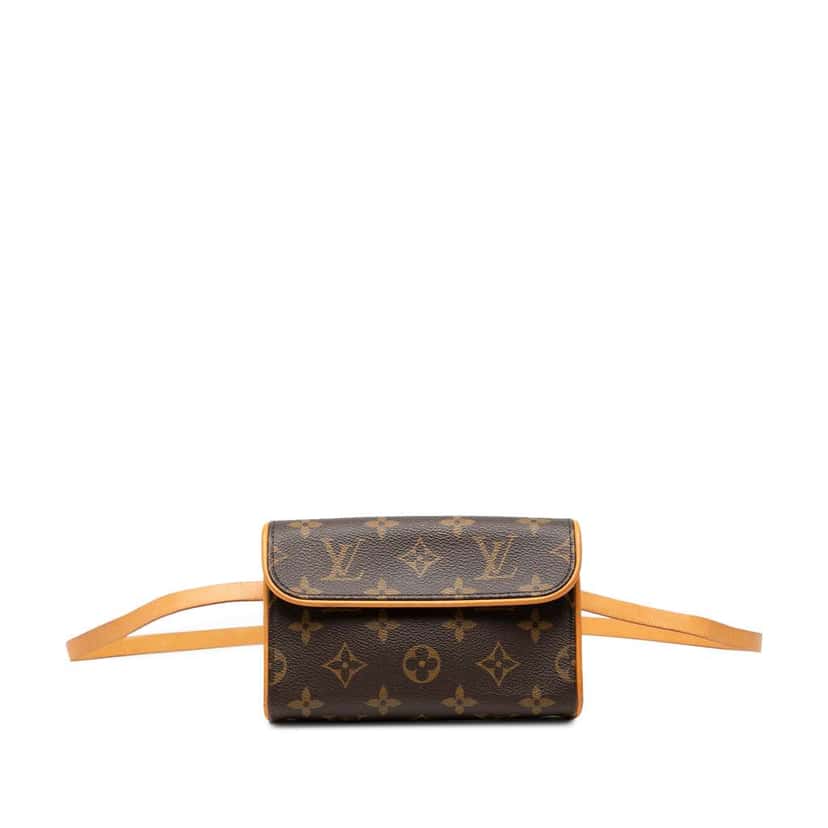 Louis Vuitton Monogram Pochette Florentine Brown Very good condition - Front View