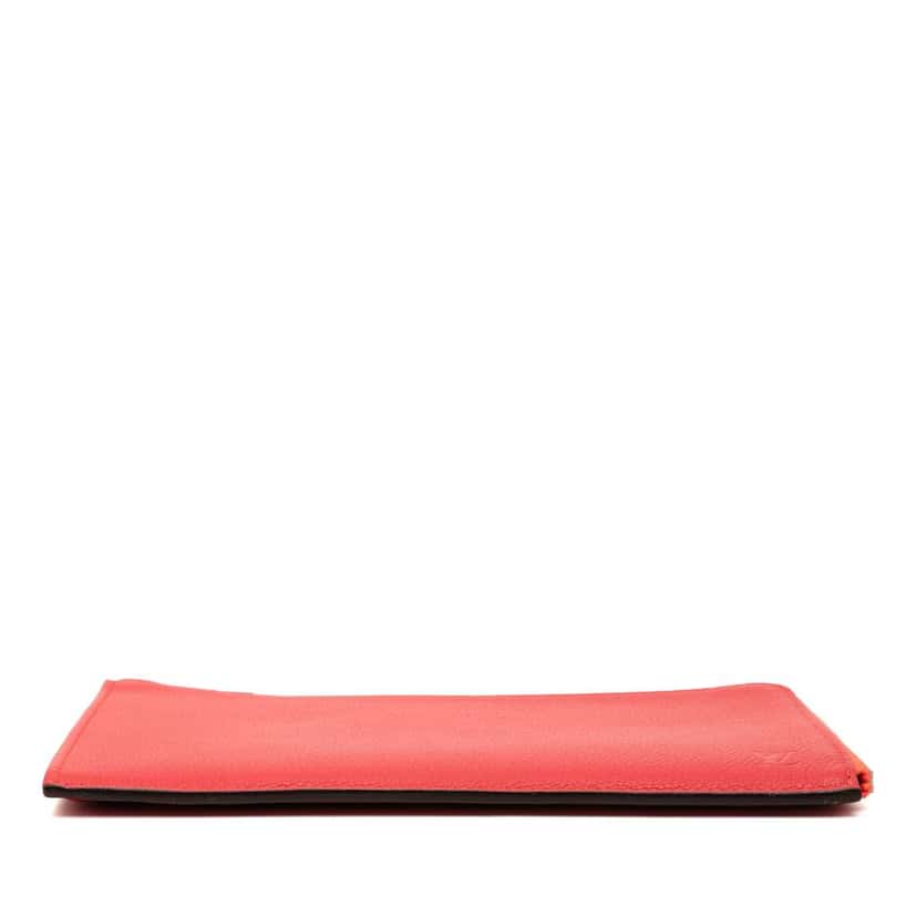 Louis Vuitton Taurillon Pochette Jour PM Red Leather Good condition - Inside View