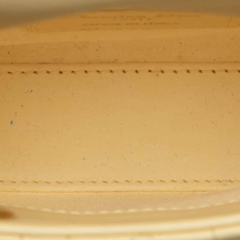 Dior Micro Lambskin Cannage Lady Dior Yellow Leather Good condition - Model View