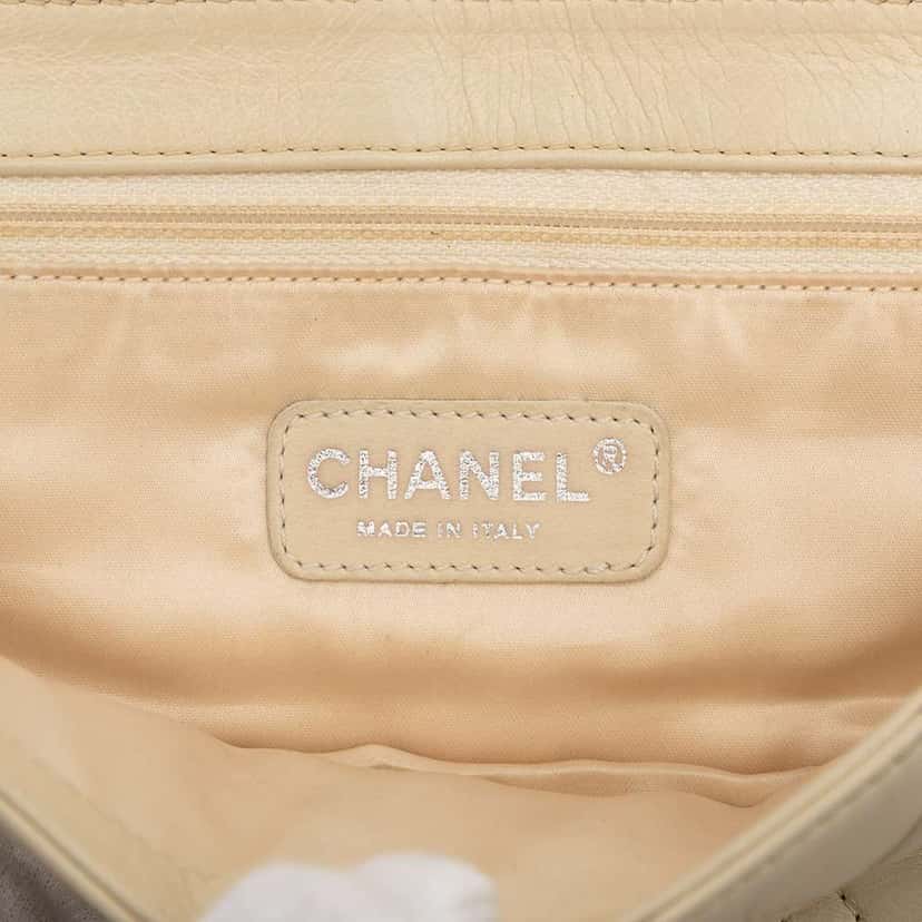 Chanel Reissue 2.55 Quilted Aged Lambskin East/West Flap Brown Leather Very good condition - Box View