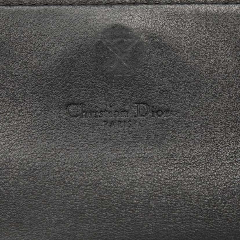 Dior Nano Patent Cannage Lady Dior Chain Convertible Belt Pouch Black Leather Good condition - Box View
