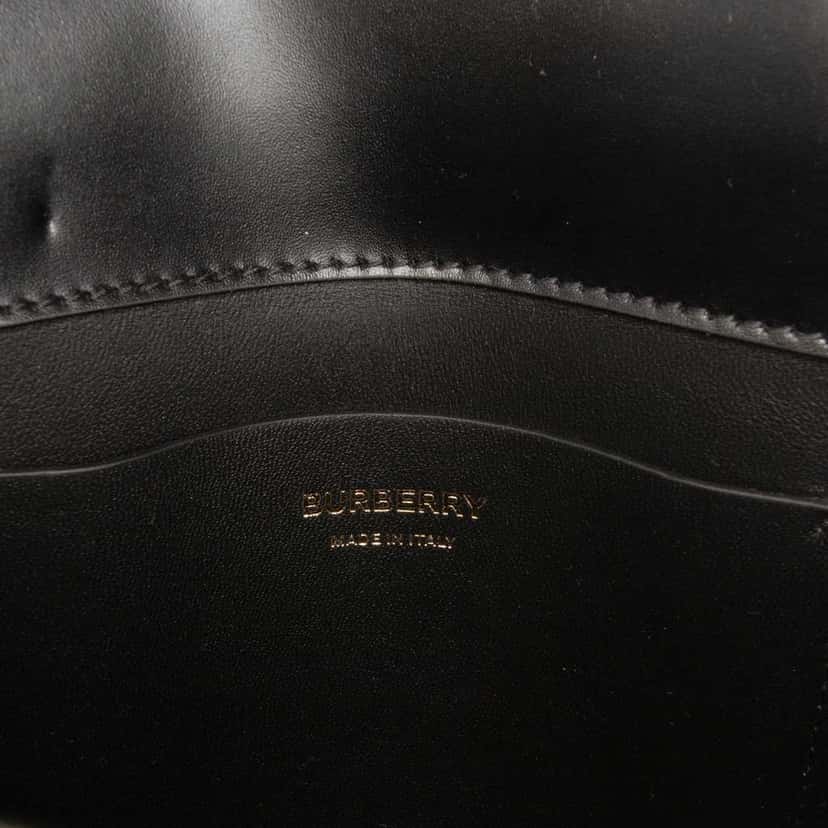 Burberry Small Leather Elizabeth Crossbody Black Leather Very good condition - Box View